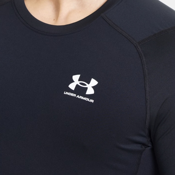 Under Armour HeatGear Compression Maglietta - Black/White