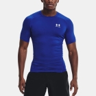Under Armour HeatGear Compression Maglietta - Royal/White