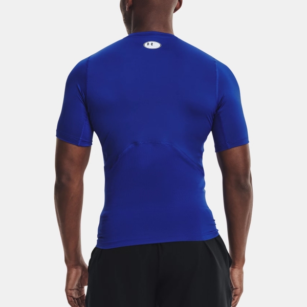 Under Armour HeatGear Compression Maglietta - Royal/White