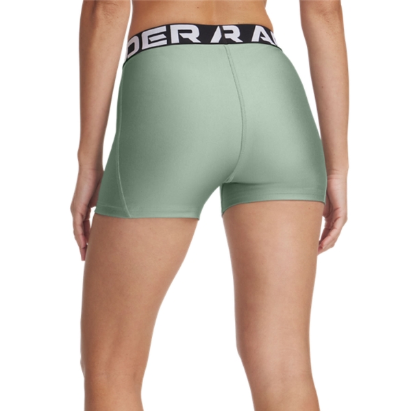 Under Armour HeatGear Authentics 3in Pantaloncini - Silica Green/White