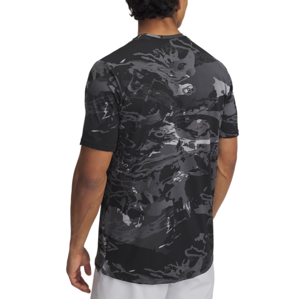 Under Armour Rush Energy Printed Maglietta - Black/Anthracite