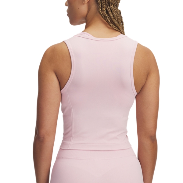 Under Armour Seamless Top - Prime Pink/White