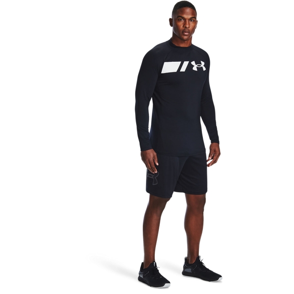 Under Armour Tech Graphic 10in Pantaloncini - Black/Graphite