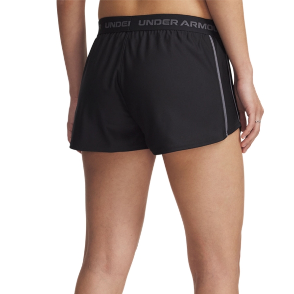 Under Armour Tech Play Up 3in Shorts - Black/Castlerock