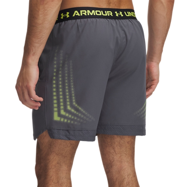 Under Armour Vanish Woven Graphic 6in Pantaloncini - Castlerock/High Vis Yellow