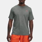 Under Armour Tech Vent Geotessa Maglietta - Steel/Castlerock/Fire