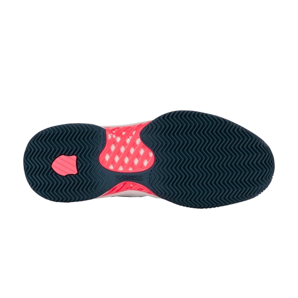 K-Swiss Hypercourt Express 2 Clay - White/Stargazer/Neon Blaze