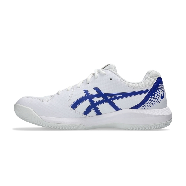 Asics Gel Dedicate 8 Padel - White/Dark Cobalt