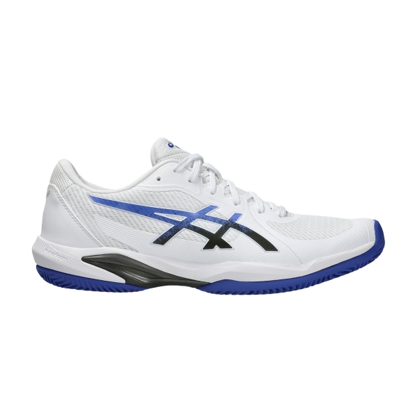 Men`s Tennis Shoes Asics Solution Swift FF 2 Clay  White/Dark Cobalt 1041A467103