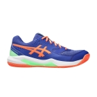 Asics Gel Dedicate 8 Padel - Dark Cobalt/Vivid Coral