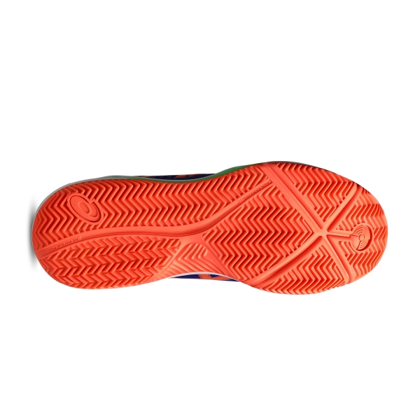 Asics Gel Dedicate 8 Padel - Dark Cobalt/Vivid Coral