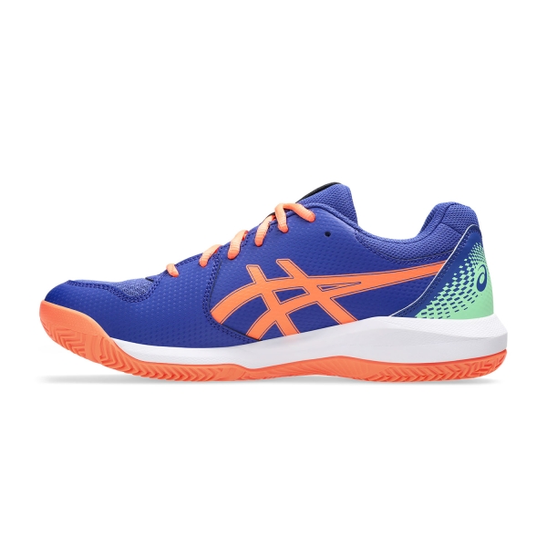 Asics Gel Dedicate 8 Padel - Dark Cobalt/Vivid Coral