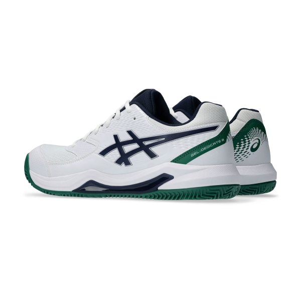 Asics Gel Dedicate 8 Clay - White/Midnight