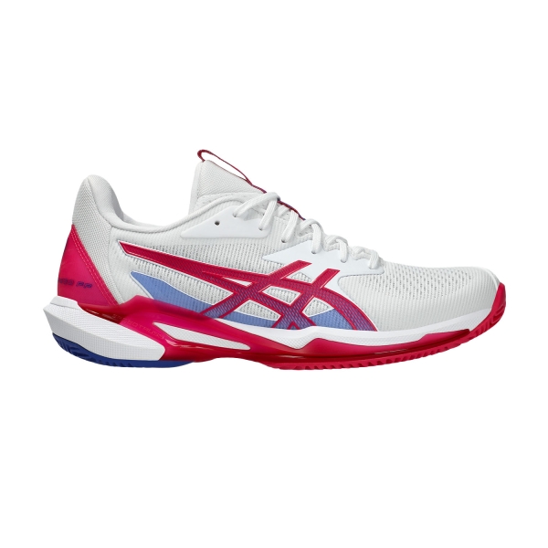 Women`s Tennis Shoes Asics Solution Speed FF 3 Clay  White/Bright Rose 1042A248103
