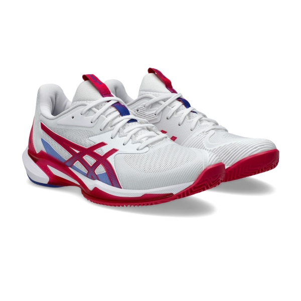 Asics Solution Speed FF 3 Clay - White/Bright Rose