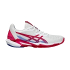 Asics Solution Speed FF 3 - White/Bright Rose