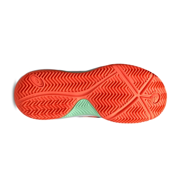 Asics Gel Dedicate 8 GS Padel Bambini - Black/Vivid Coral
