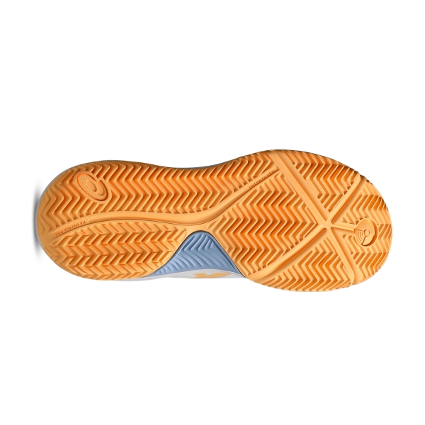 Asics Gel Dedicate 8 GS Padel Junior - White/Orange Glow