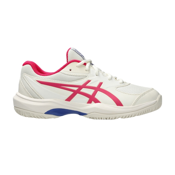 Junior Tennis Shoes Asics Gel Game GS Junior  Cream/Bright Rose 1044A083102