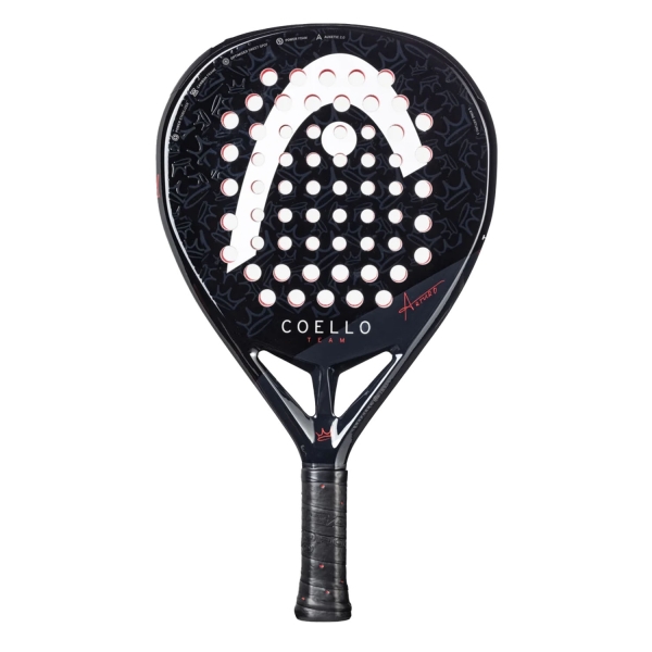 Head Arturo Coello Padel Racket Head Coello Team Padel  Black/Silver/Red 225035