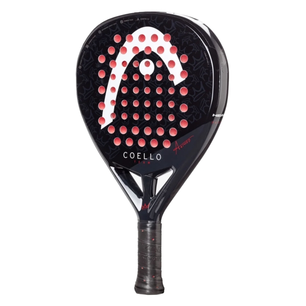 Head Coello Team Padel - Black/Silver/Red
