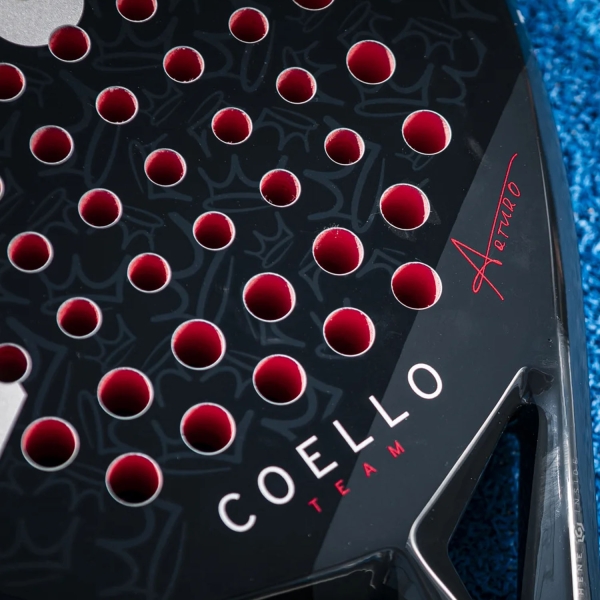 Head Coello Team Padel - Black/Silver/Red