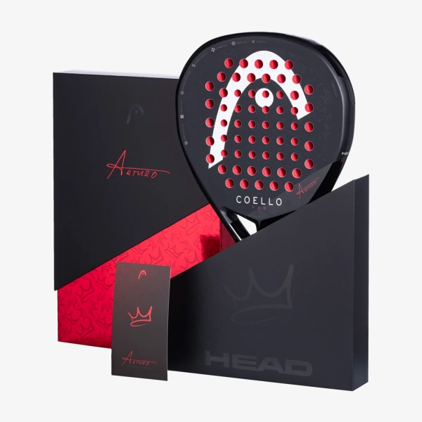 Head Coello Pro Special Padel - Black/Silver/Red