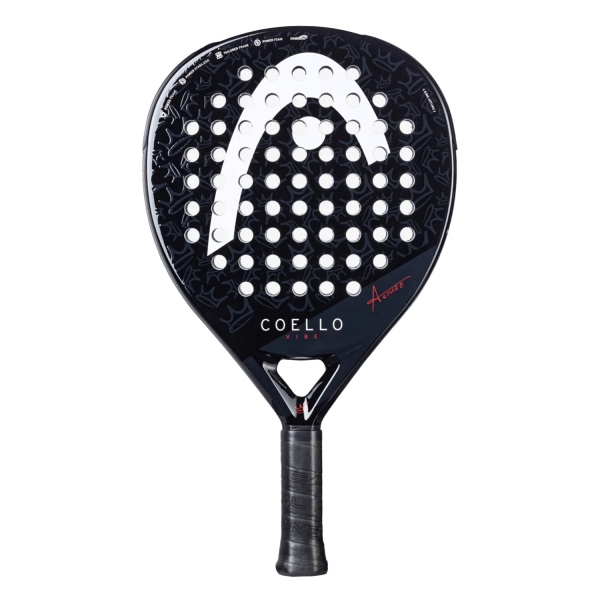 Racchetta Padel Head Arturo Coello Head Coello Vibe Padel  Black/Silver/Red 226155