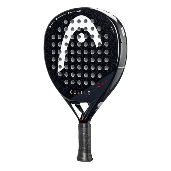 Head Coello Junior Padel - Black/Silver/Red