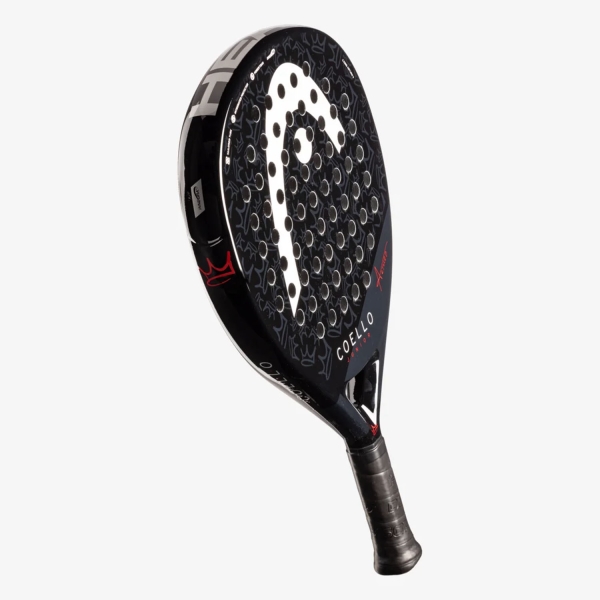 Head Coello Junior Padel - Black/Silver/Red