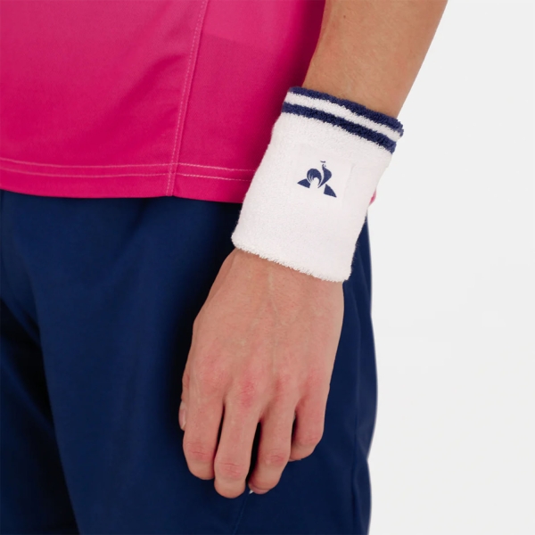 Le Coq Sportif Logo Pro Large Wristband - Estate Blue/New Optical White