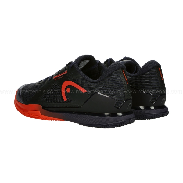 Head Sprint Pro 4.0 Clay - Dark Blue/Red