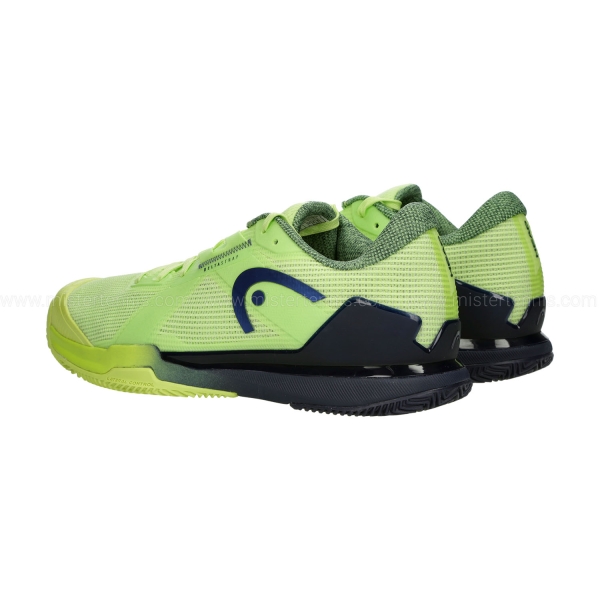Head Sprint Pro 4.0 Clay - Lime/Navy