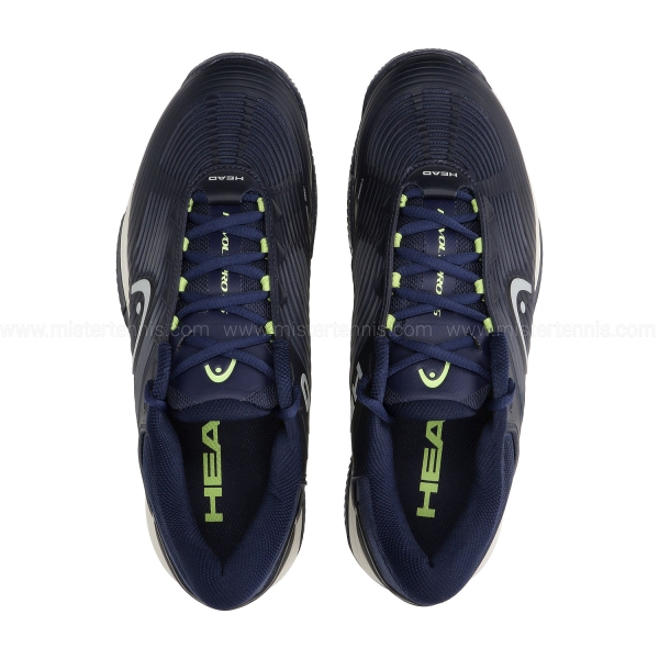 Head Revolt Pro 4.5 Clay - Navy/Lime