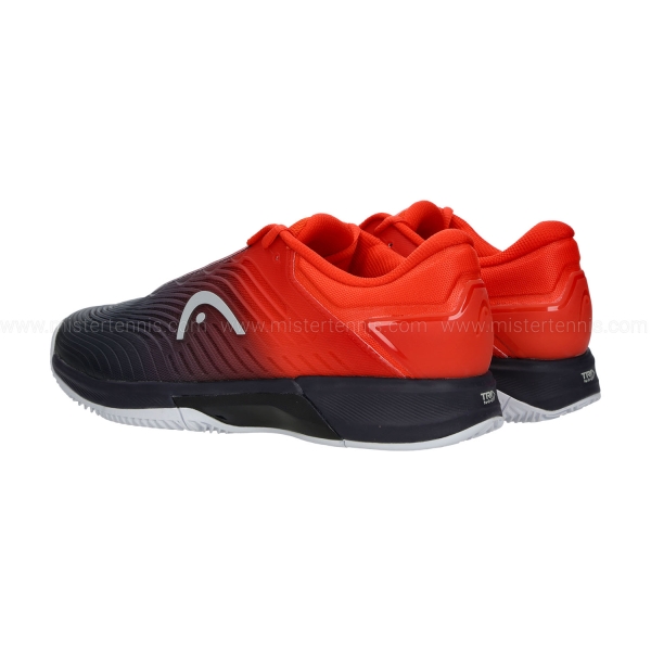 Head Revolt Pro 4.5 Clay - Dark Blue/Red