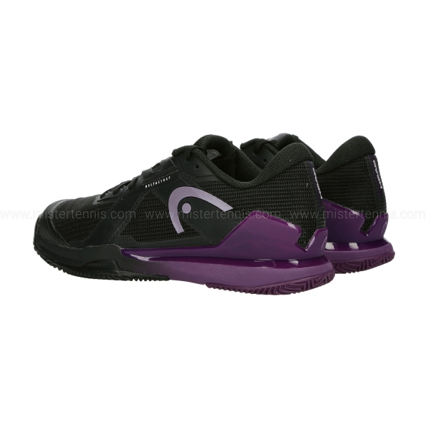 Head Sprint Pro 4.0 Clay - Black/Plum