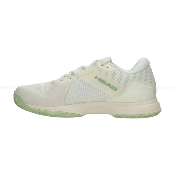 Head Sprint Team 4.0 Clay - Chalk White/Light Green