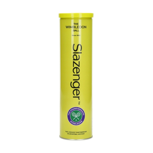 Palline Tennis Slazenger Slazenger Wimbledon  Tubo da 4 Palline 340973