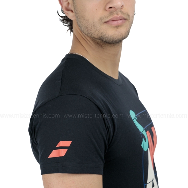Babolat Exercise Message Logo Camiseta - Black