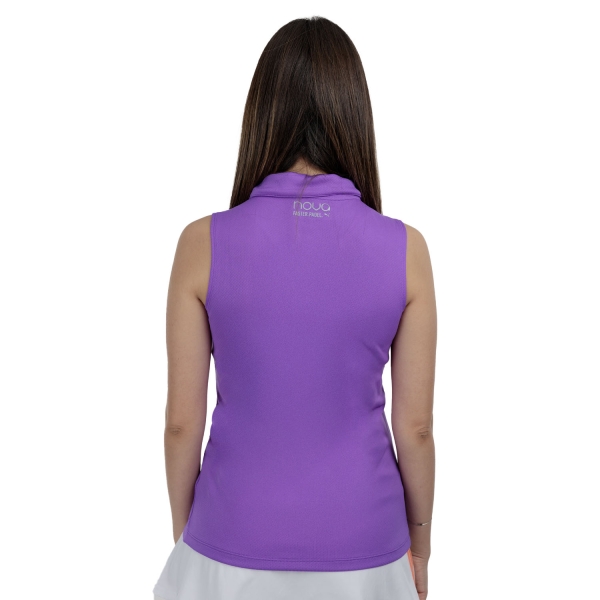 Puma Individual Pro Polo - Purple Glimmer/White