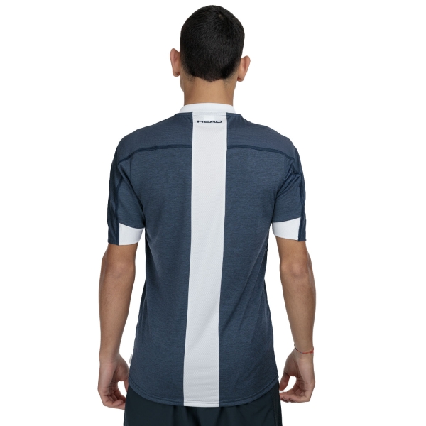 Head Play Tech Logo Polo - Navy