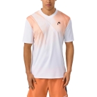 Head Topspin Graphic Maglietta - Print Vision M/Campfire Orange