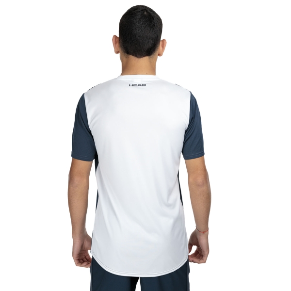 Head Club 25 Tech Maglietta - Navy/White