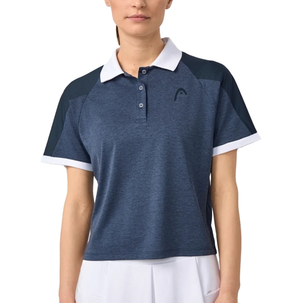 Magliette e Polo Tennis Donna Head Play Tech Polo  Navy 814115NV