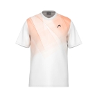 Head Topspin T-Shirt Boy - Print Vision/Campfire Orange