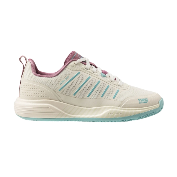Scarpe Padel KSwiss Ultra Court Padel  White/Lilas/Pastel Turquoise 94436970M