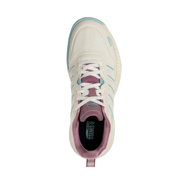 K-Swiss Ultra Court Padel - White/Lilas/Pastel Turquoise