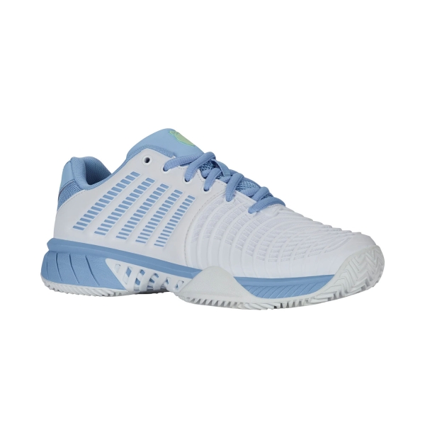 K-Swiss Express Light 3 Clay - White/Dutch Canal/Paradise Green