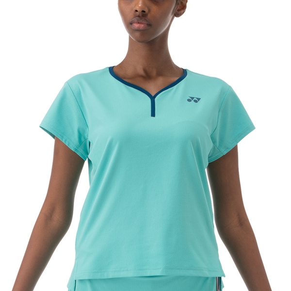 Magliette e Polo Tennis Donna Yonex Tournament Tour Maglietta  Clear Mint TWL20837CM