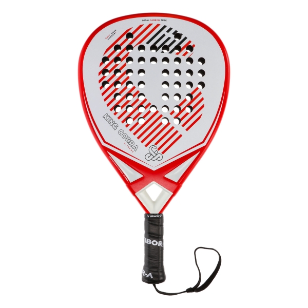 Vibor-A King Cobra Xtreme 3K 2.0 Padel - White/Red